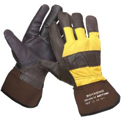 Rattyno kombinált kesztyű, puha kecskebőr 10,5