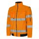 AGINOLA fényvisszaverő kabát 2 az 1-ben, narancssárga 2XL