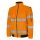 AGINOLA fényvisszaverő kabát 2 az 1-ben, narancssárga XL