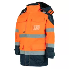   MULTIPRA egész éves 5 az 1-ben többfunkciós kabát, narancssárga XL