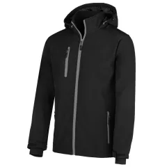 TARA SOFTSHELL FÉRFI KABÁT fekete szürke M