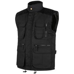 MANCHESTA bélelt mellény, fekete 2XL