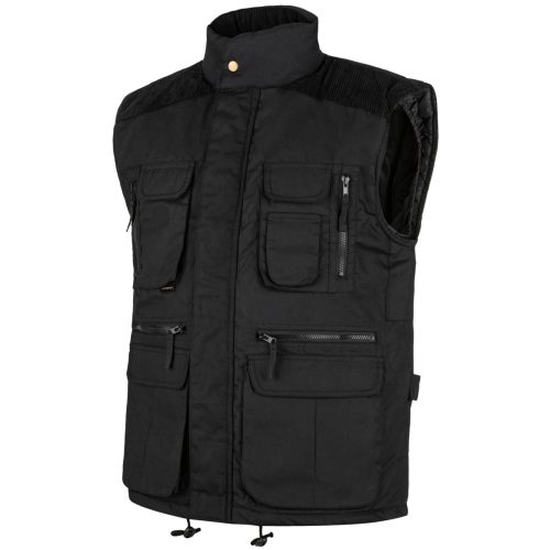 MANCHESTA bélelt mellény, fekete 4XL