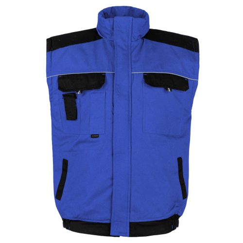 PRIMO bélelt mellény, kék-fekete 2XL
