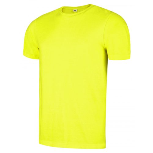 Bonny rövid ujjú póló unisex sárga neon L