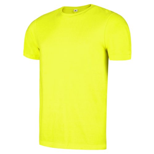 Bonny rövid ujjú póló unisex sárga neon M