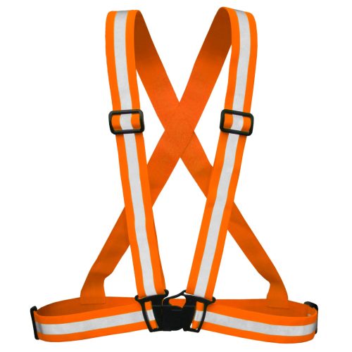 Strafox láthatósági keresztpánt, narancssárga