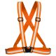 Strafox láthatósági keresztpánt, narancssárga