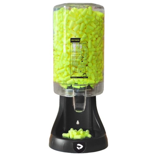 Hallásvédő füldugók adagolóba, 500 pár + adagoló