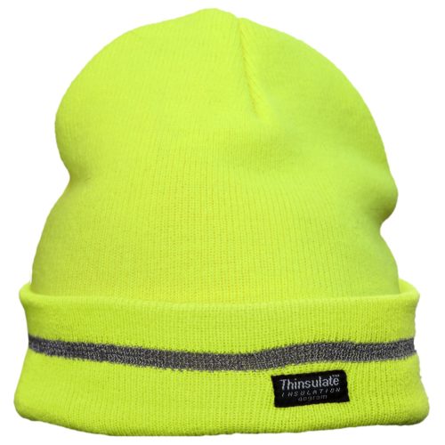 ALAPOX láthatósági bélelt sapka, sárga