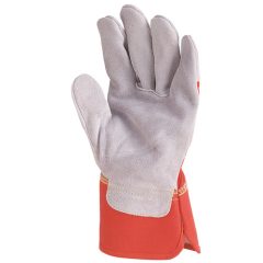   BŐRKESZTYŰ, SZÜRKE MARHAHASÍTÉK/PIROS VÁSZON KÉZHÁT_10(csgt)