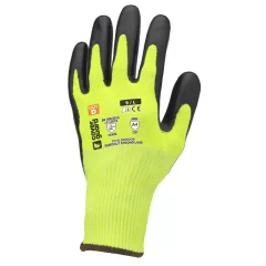 EUROCUT STRONG L440 SÁRGA/FEKETE TDM C LATEX KESZTYŰ_11