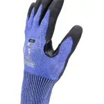 EUROCUT N300 FEKETE/KÉK MÁRTOTT V.BIZTOS VÉDŐKESZTYŰ_10