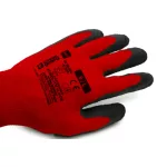 EUROLITE 1LACE PIROS KESZTYŰ TENYERÉN FEKETE LATEX_08