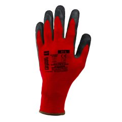 EUROLITE 1LACE PIROS KESZTYŰ TENYERÉN FEKETE LATEX_11