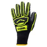 EUROSTRONG VIBE REZGÉSCSILLAPÍTÓ KESZTYŰ FEKETE_11