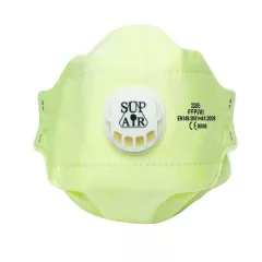 FFP3 NR D HÁROMPANELES, SZELEPES PORMASZK