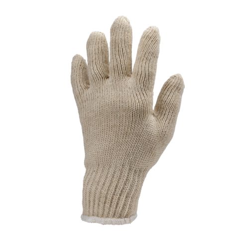 KÖTÖTT PAMUT, TRIPLASZÁLAS CÉRNAKESZTYŰ, FEHÉR, FÉRFI_10