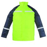 FLUO ESŐRUHA FÉNYVISSZAVERŐ CSÍKKAL, SÁRGA_3XL