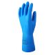 NITRIL KÉK VEGYSZERÁLLÓ KESZTYŰ,32CM/0,22MM,SIMA BELSŐ_8