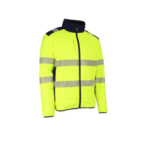 Flake fluo Sárga/sötétkék thermo dzseki_XL