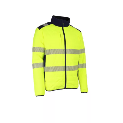FLAKE FLUO SÁRGA/SÖTÉTKÉK THERMO DZSEKI_XL