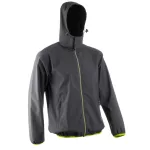 FROGGY SÖTÉTSZÜRKE/LIME SZÍNŰ SOFTSHELL DZSEKI_XL