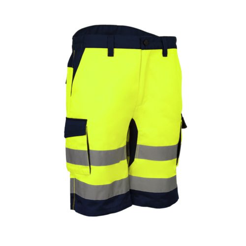 Hibana fluo Sárga/sötétkék bermuda_S