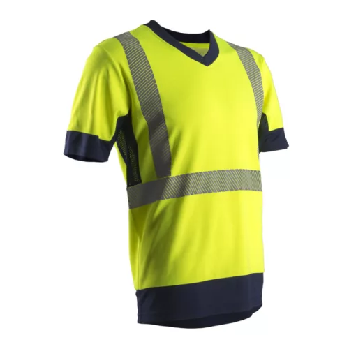 KOMO II HI-VIZ SÁRGA RÖVID UJJÚ PÓLÓ CO/PES GRS_M