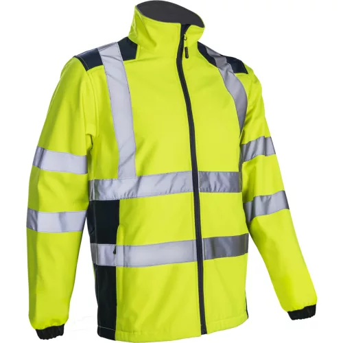 KANPA HI-VIZ SÁRGA SOFTSHELL DZSEKI_S