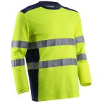 RIKKA HOSSZÚUJJÚ PÓLÓ HI-VIZ SÁRGA ÉS KÉK SZÍNBEN_S