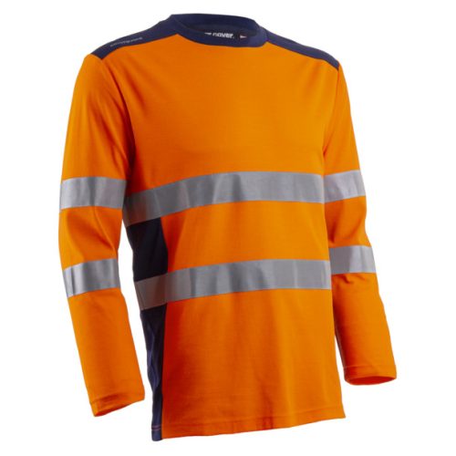RIKKA HOSSZÚUJJÚ PÓLÓ HI-VIZ NARANCS ÉS KÉK SZÍNBEN_3XL