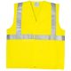 ECO hi-viz sÁrga mellény, hevederrel, XL osztály 2