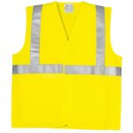 ECO hi-viz sÁrga mellény, hevederrel, XL osztály 2