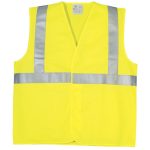 ECO hi-viz sÁrga mellény, hevederrel, XL osztály 2