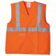 ECO hi-viz narancs mellény, vállpánttal, XL, 2. osztály