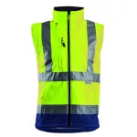 FLUO DZSEKI SÁRGA/KÉK_XL