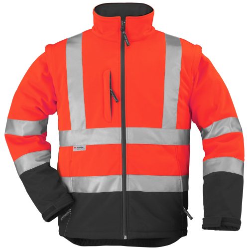 Fluo Softshell 2/1 dzseki piros/kék_M