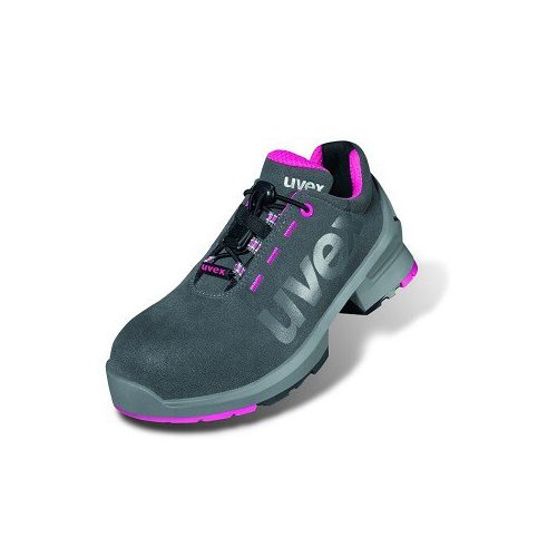 Uvex1 Ladies félcipő női Szürke/pink S2 SRC ESD 35