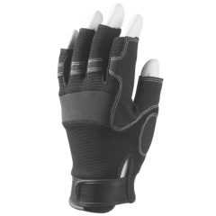   BŐRKESZTYŰ, FEKETE SZINTETIKUS SOFŐR, UJJVÉG NÉLKÜL_10 (ST)