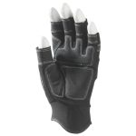 BŐRKESZTYŰ, FEKETE SZINTETIKUS SOFŐR, UJJVÉG NÉLKÜL_10 (ST)