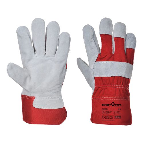 Prémium bőrkesztyű Leather Rigger 130 Cow Split Glove