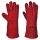 Welders 210 Split Leather Red Gauntlet