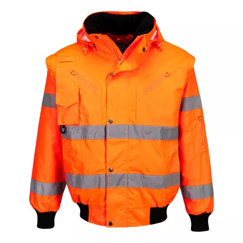 Hi-Vis 3 az 1-ben bomber dzseki 