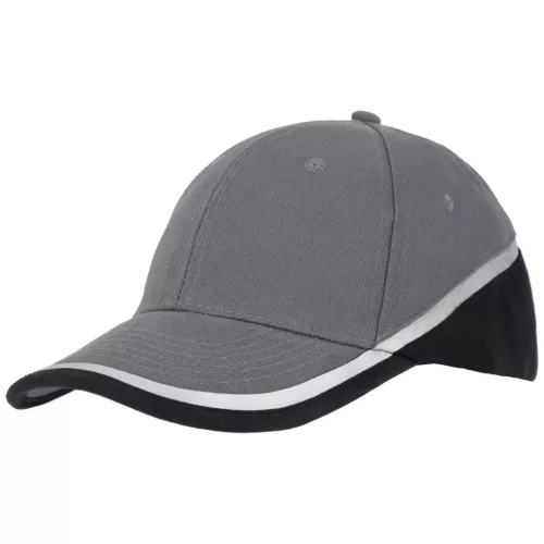 Dobbelt napellenzős sapka szürke  