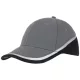 Dobbelt napellenzős sapka szürke  