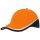 Dobbelt napellenzős sapka neon narancs  