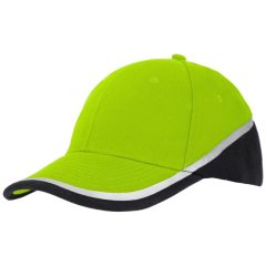 Dobbelt napellenzős sapka neon sárga  