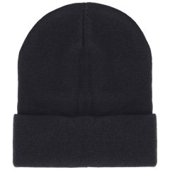  Kötött akril téli sapka, fekete
