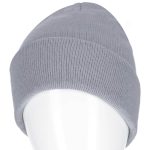  Kötött akril téli sapka, szürke